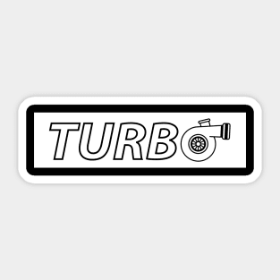 Turbo Sticker